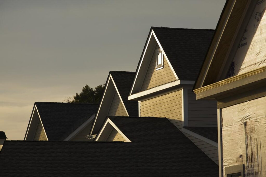 rooflines at sunset - utah & california roofing & solar installation